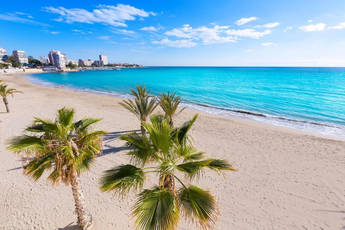 Very Lightful Apartment. Incredible Sea Views. Big Terrace, Swimming Pool. Ac. Very Close To Alicante City Center. Eksteriør bilde
